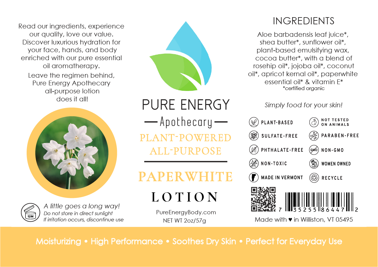 Natural All Purpose Lotion 2 oz (Paperwhite)-2