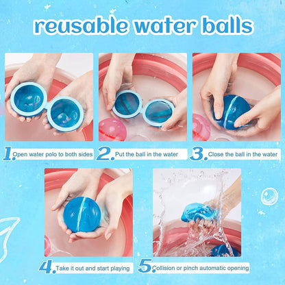 6 Pack Reusable Water Ballon-2