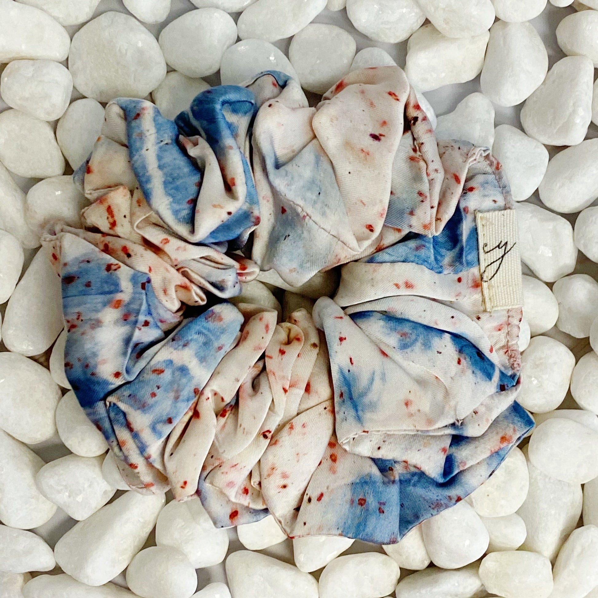 Sustainable Natural Dye Art Hair Scrunch-7