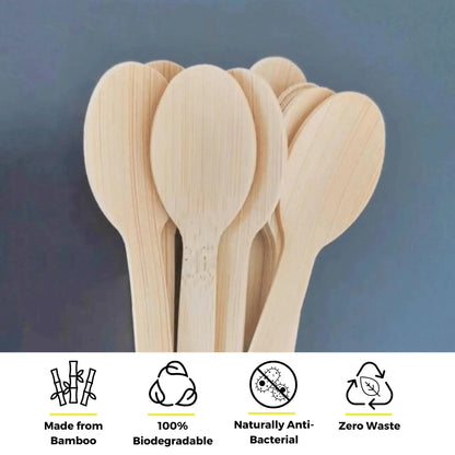 5.5" Bamboo Dessert Spoons-4