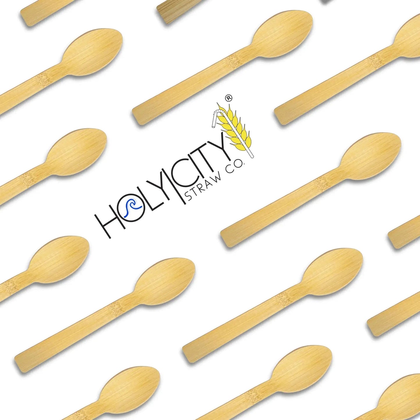 5.5" Bamboo Dessert Spoons-3