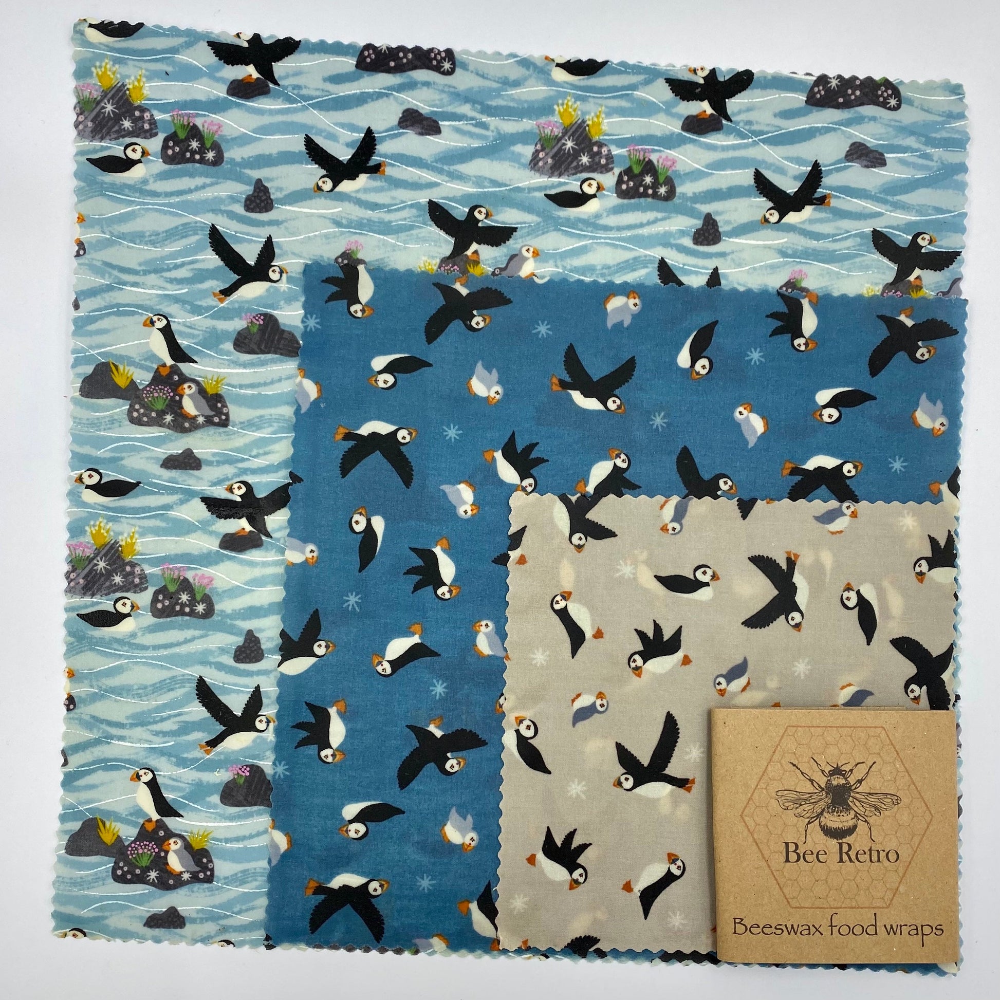 Cornish Puffin Eco Friendly Beeswax Food Wrap-5