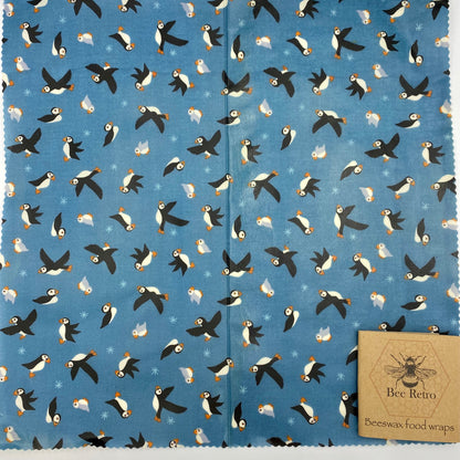 Cornish Puffin Eco Friendly Beeswax Food Wrap-1