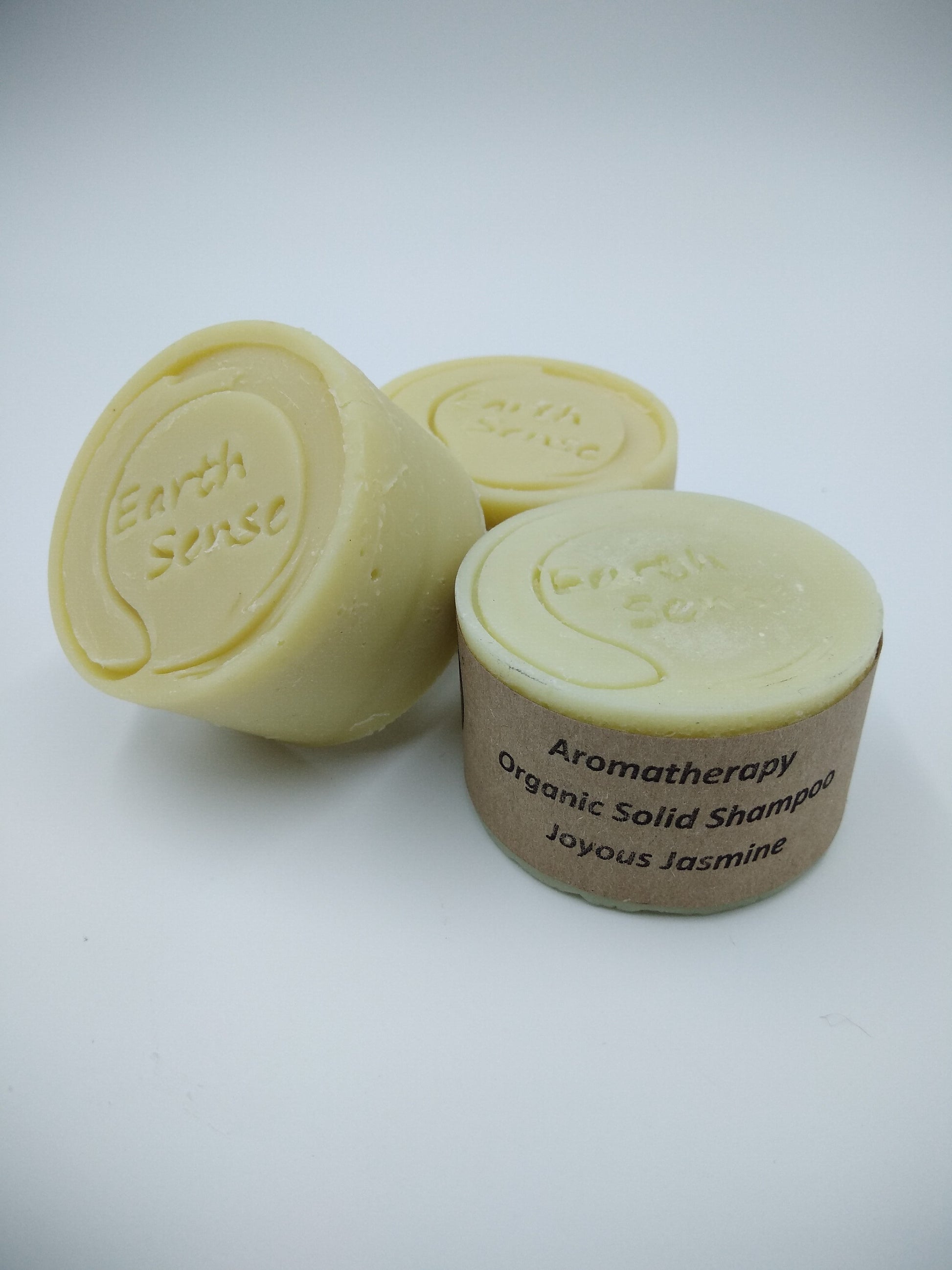 Organic Certified Balancing Solid Shampoo - Jasmine - Normal & all Hair Types 60g-3