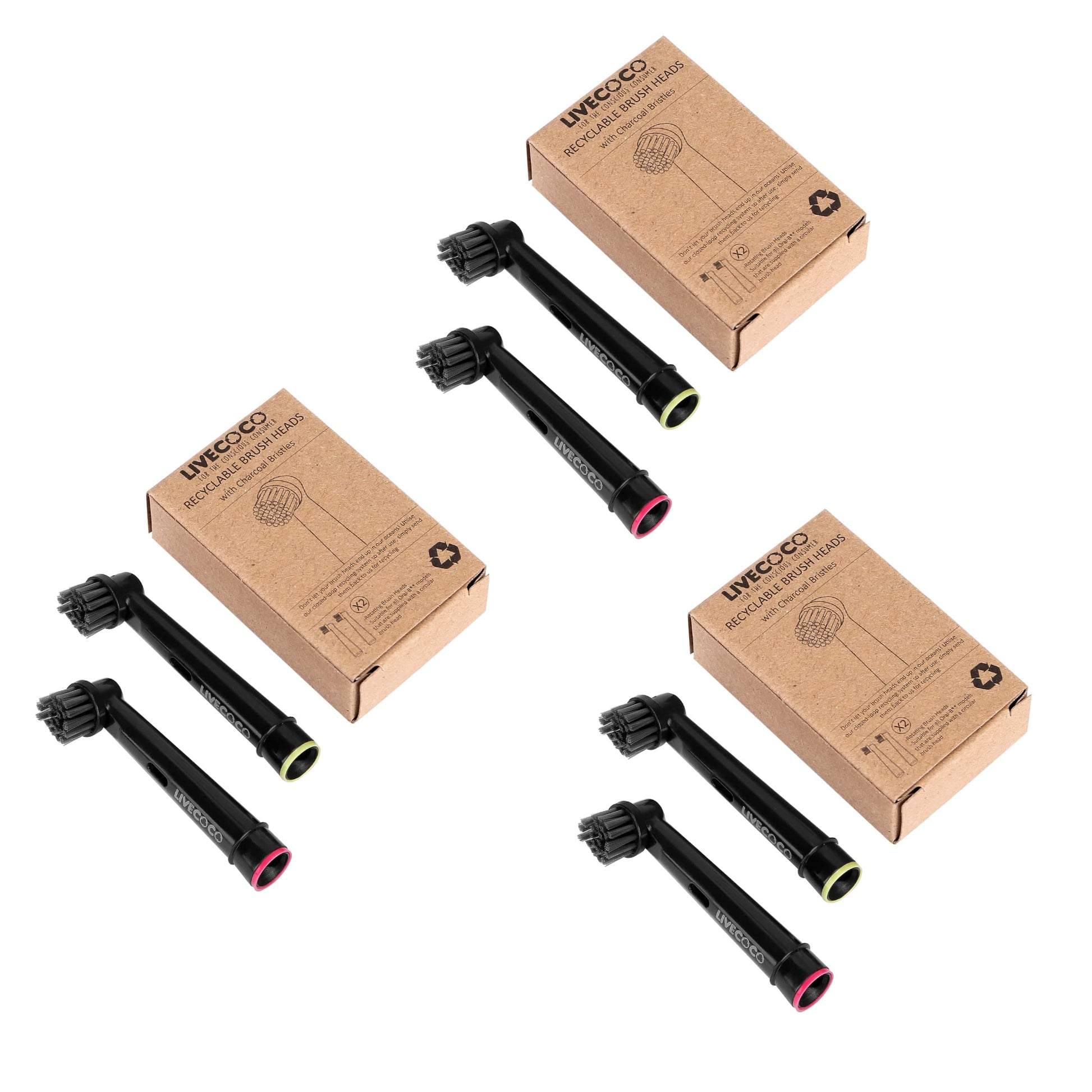 LiveCoco™ Sustainable Brush Heads – Oral-B & Sonicare Compatible-0