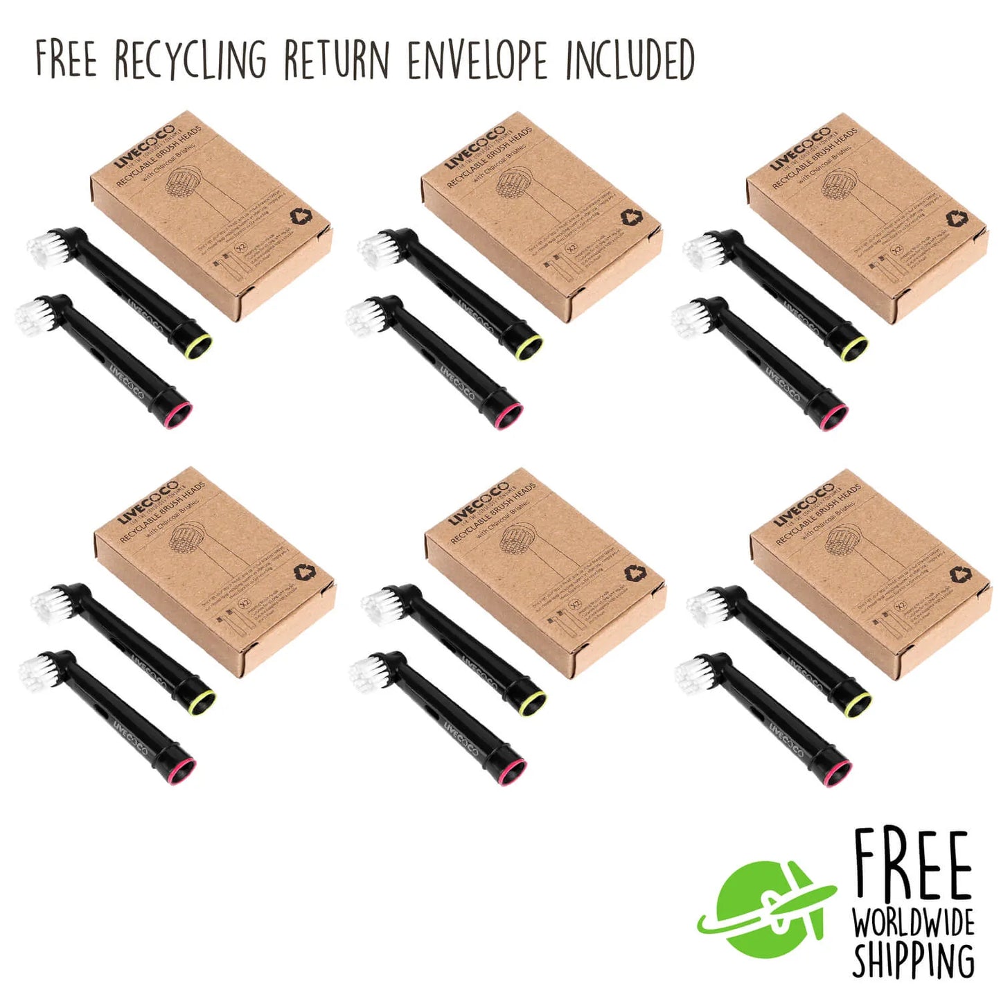 LiveCoco™ Sustainable Brush Heads – Oral-B & Sonicare Compatible-3